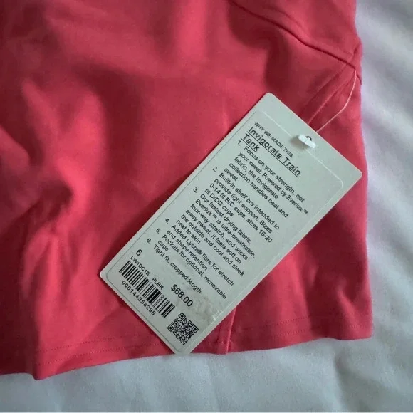 98 🆕💕 Lululemon Invigorate Train Tank - Pale Raspberry - Picture 5 of 11